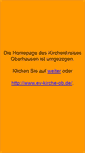 Mobile Screenshot of kirche-oberhausen.de